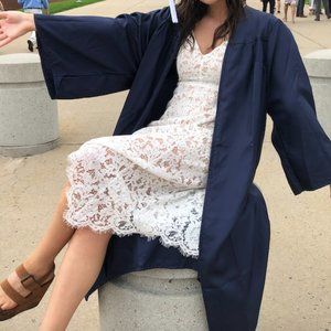 Lulu's M white lace dress